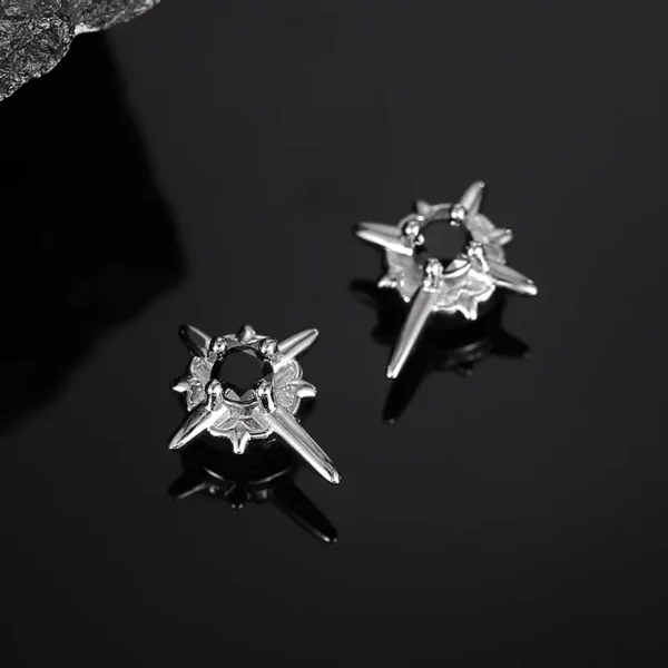 North Star Magnetic Earring Black