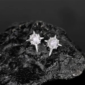 North Star Magnetic Earring Silver