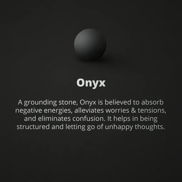 Onyx Lava Stone Bracelet Black